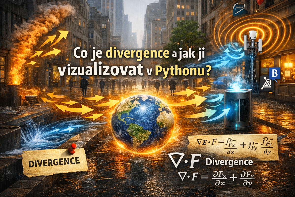 Zapomeňte na e-shopy: Python umí modelovat realitu (3. díl) – co je divergence?